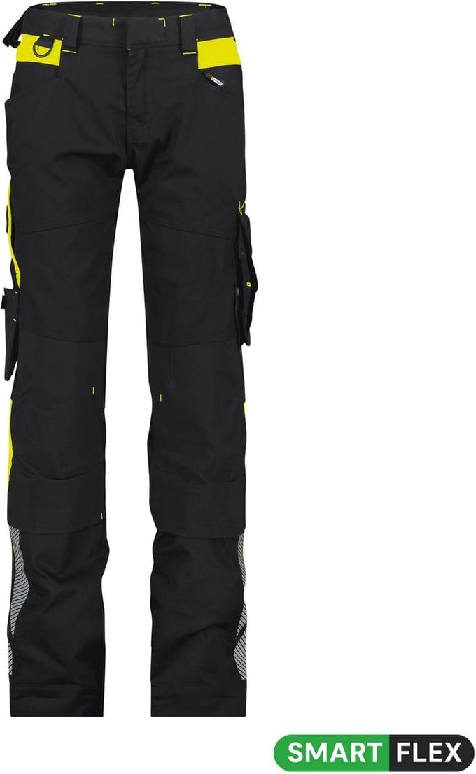 Werkbroek met stretch en kniezakken voor dames
