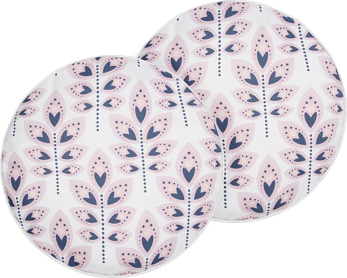 TORRETTA - Sierkussen set van 2 - Crème - 40 cm - Polyester