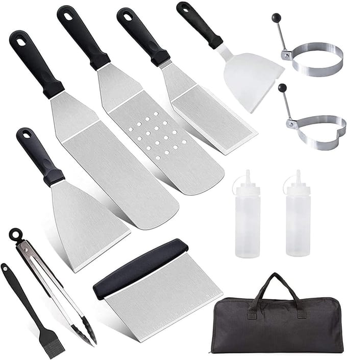 Lexium barbecue accessoires - barbecue tang - barbecue gereedschap - barbecue set