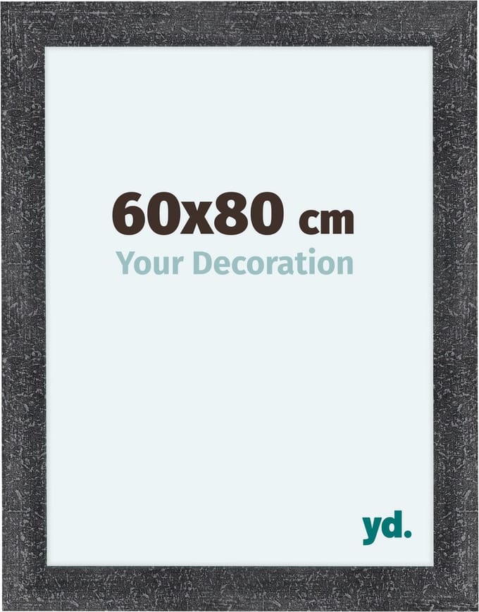 Your Decoration - Fotolijst 60x80 cm - MDF - Grijs Geveegd - Como