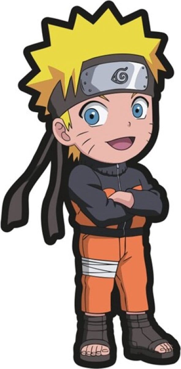 Naruto gevormd kussen