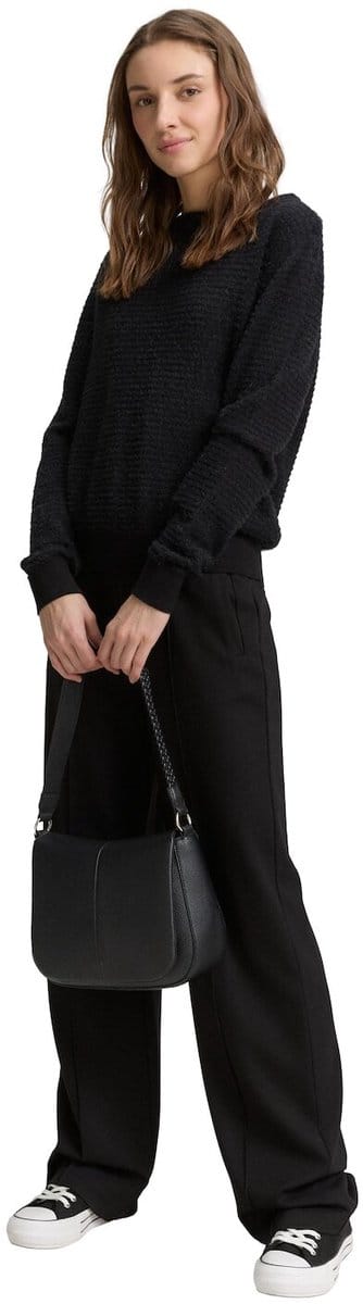 TOM TAILOR Schoudertas Neda Saddle Bag Black Zwart