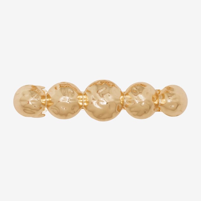 Gold Balls Hair Clip