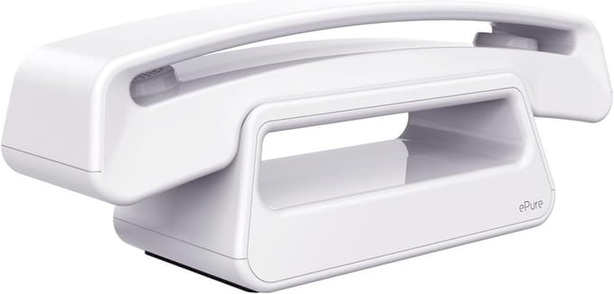 Draadloze Vaste Telefoon met Vintage Design en Groot Display