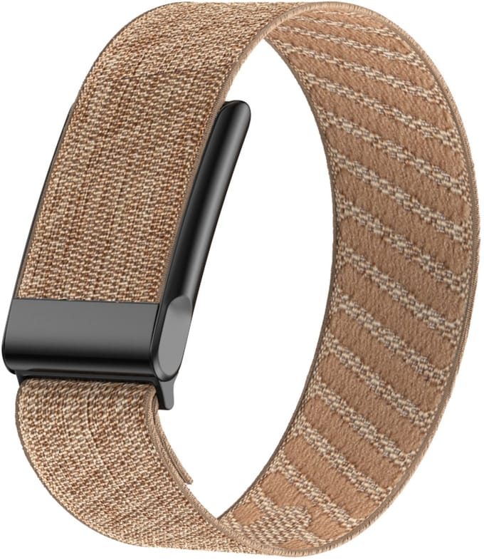 Strap-it Gebreid bandje Nylon geschikt voor WHOOP 5.0 - Bruin