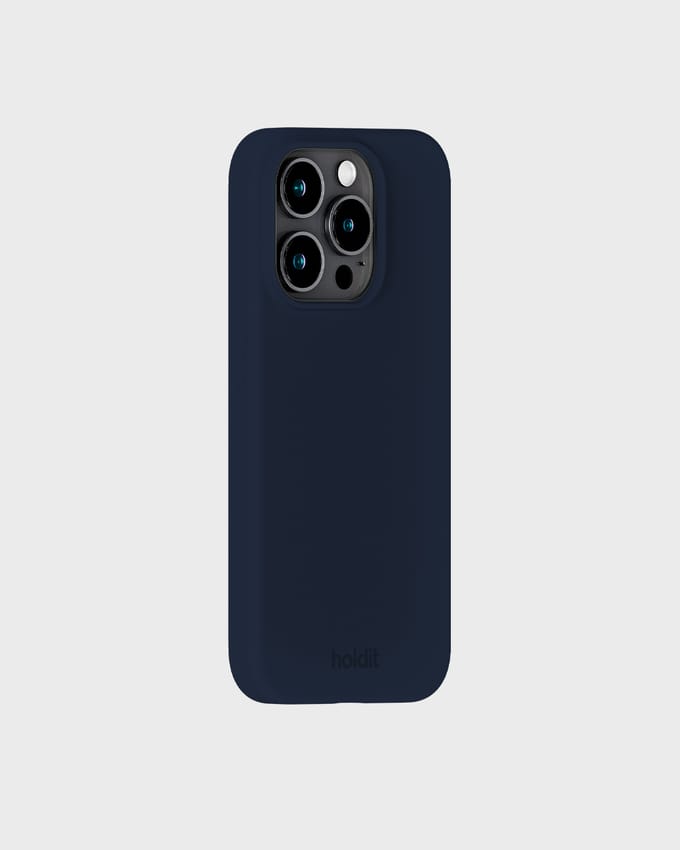 Phone Case Silicone Midnight Blue iPhone 15 Pro