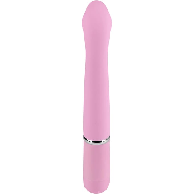 slanke clitorisvibrator met konijntje van siliconen, 21 cm