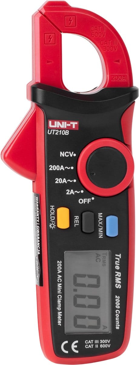 UNI-T UT210B - Digitale Stroomtang - TRUE RMS - Compact - Ergonomisch