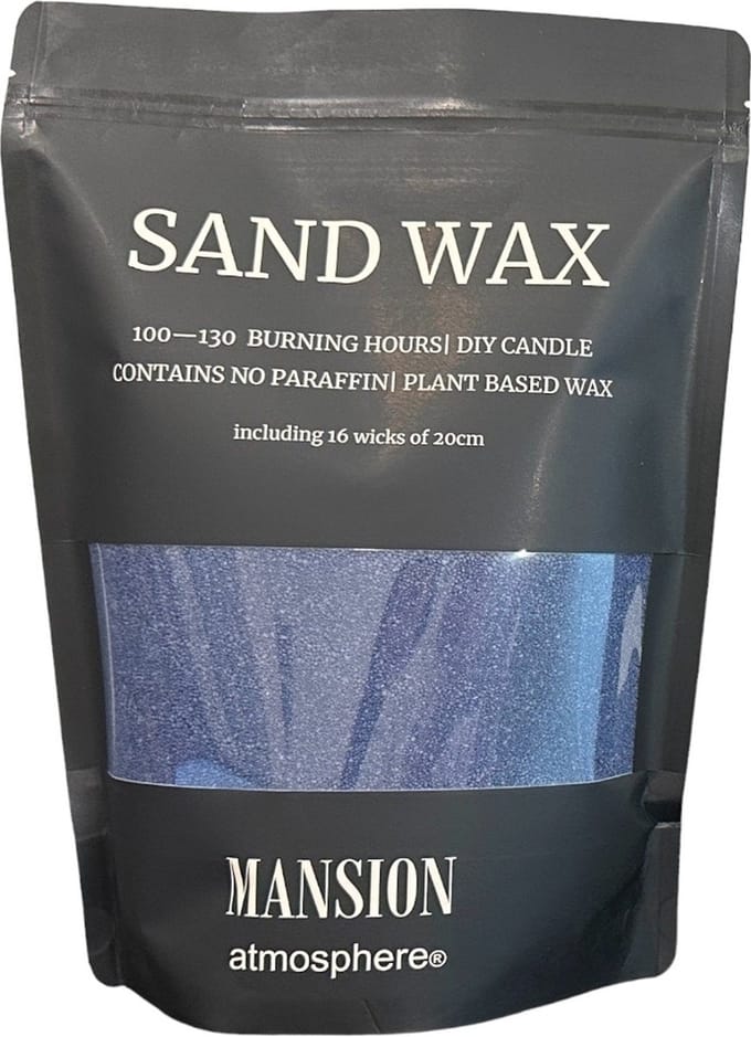 Mansion atmosphere Sand Wax Blauw 200g