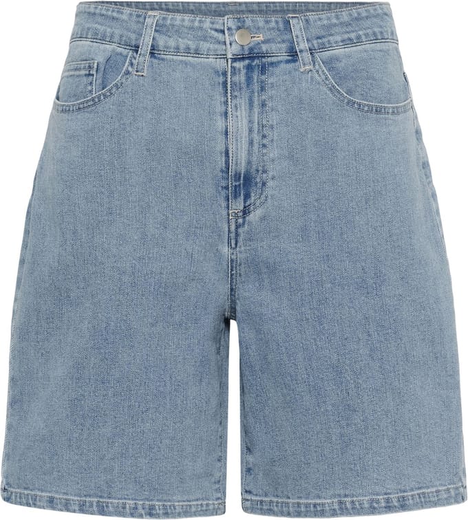 Saint Tropez PolinaSZ Jeans Shorts Dames Broek - Light Blue Denim