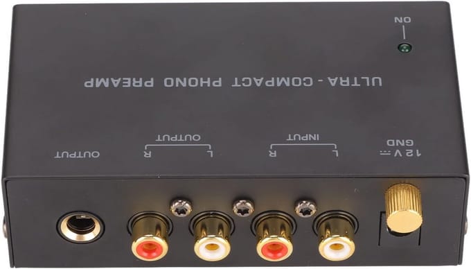 Phono Voorversterker voor Platenspeler met Dual Gain en Lage Ruis