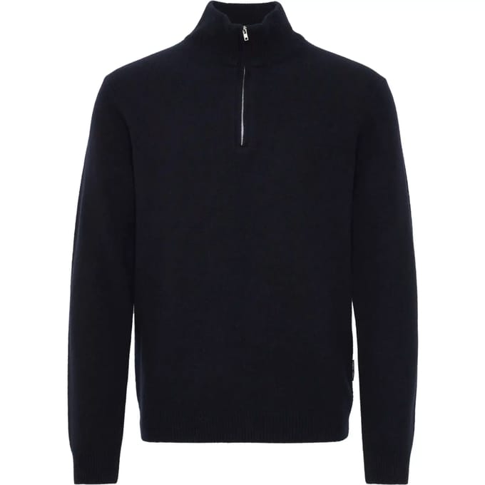 Halflange wolachtige trui met rits Casual Friday Karl