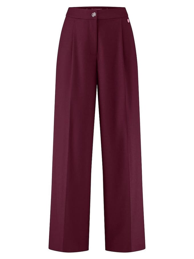 Wide Fit-broek Van Laura Biagiotti Roma rood