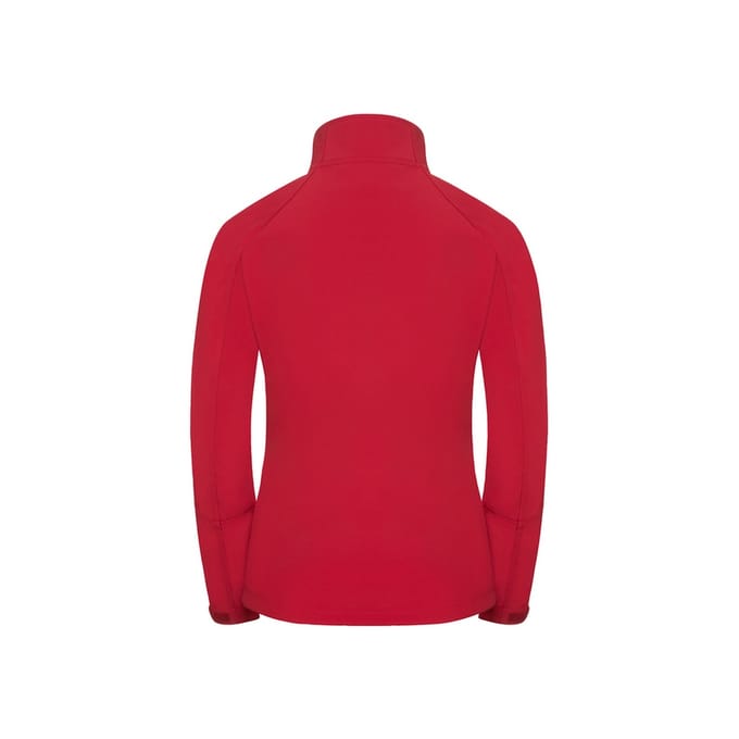 Russell Dames/Dames Bionic Zachte Shell Jas (Klassiek rood)