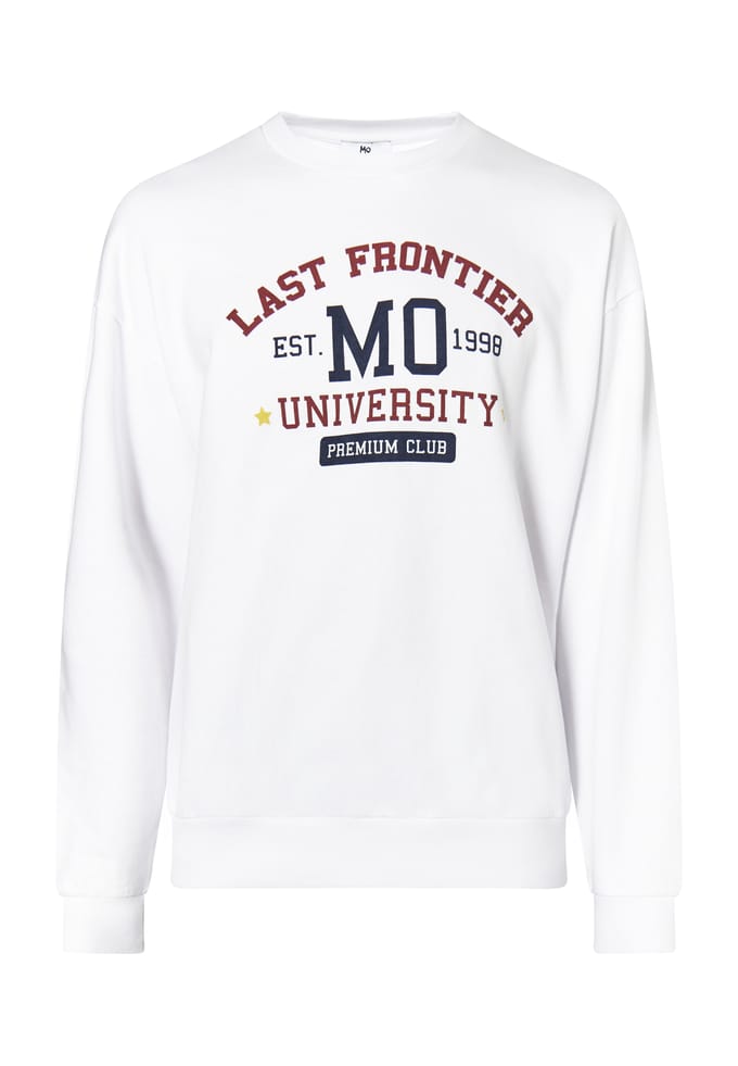 Mo Sweatshirt Heren wit