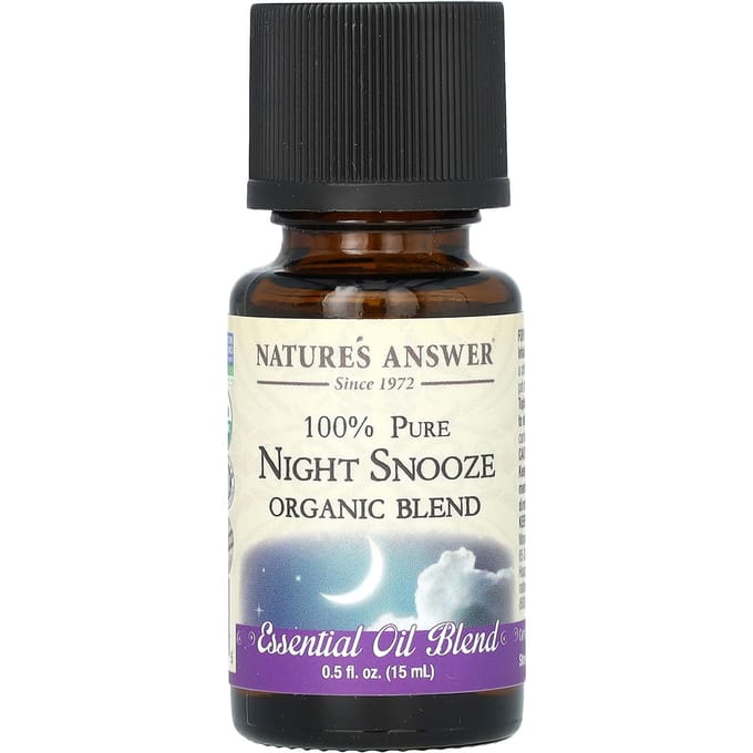 Nature'S Answer, Organic Blend Essential Oils, Night Snooze, 15 Ml (0.5 Fl Oz)