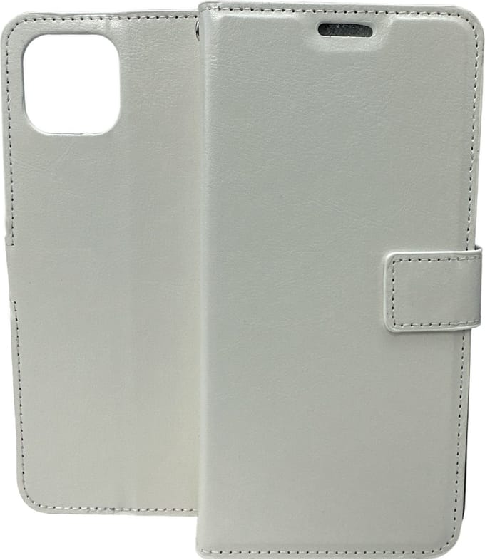 Portemonnee Book case Hoesje Geschikt voor: Oppo A73 5G & A53 5G - Wit