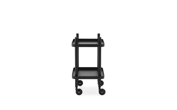 Normann Copenhagen - Block Table serveerwagen - zwart/zwart