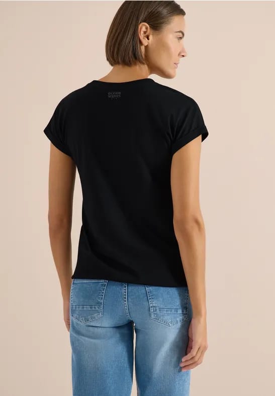 Shirt met korte mouwen in tuniekstijl