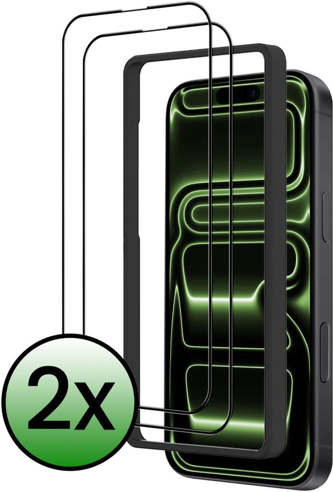 Screenprotector - 2 Stuks Geschikt voor iPhone 17 Pro / 18 Pro - Met Installatie Frame - Beschermglas - Gehard Glas - Tempered Glass - Screen Protector