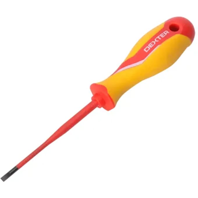 Dexter Schroevendraaier 1000V Sleuf 4x100mm 2K Softgrip