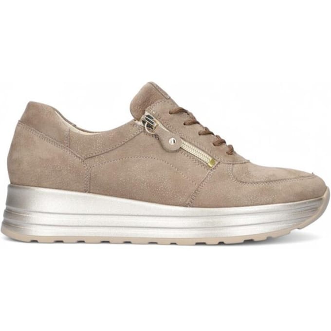 Waldlaufer Lana Sneakers - Dames - Taupe - Maat:40