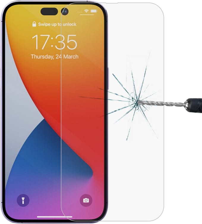 Fonu Tempered glass screen protector iPhone 14 Pro