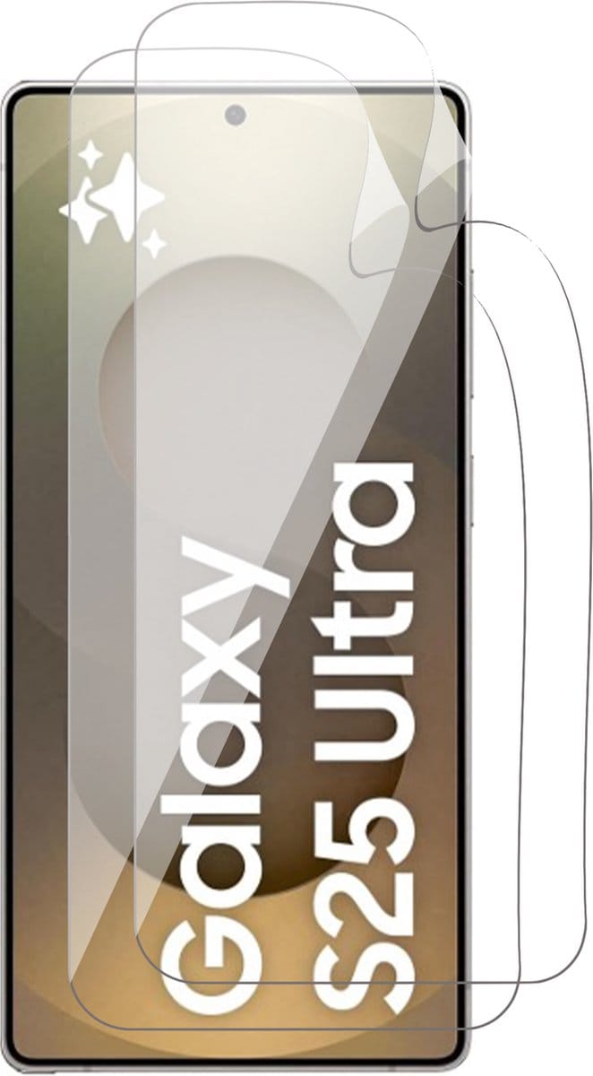 Screenprotector geschikt voor Samsung Galaxy S25 Ultra - 2x FlexGuard Screen Protector