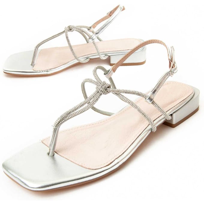 Montevita Heel Sandal Sandalo2 in Zilver