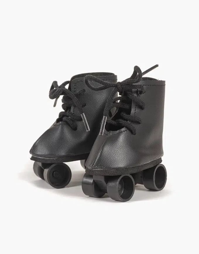 Minikane Poppenschoenen Zwarte Rolschaatsen 34 cm