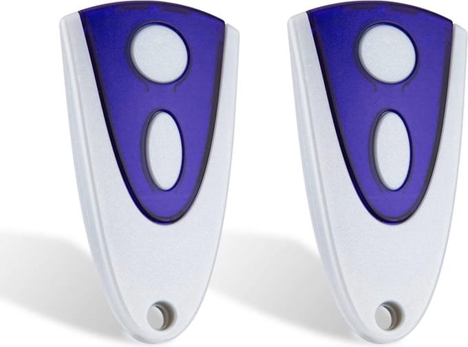 Handzender voor Novoferm Mini Novotron 502 - MAX43-2 - Voordeelpack 2 Stuks
