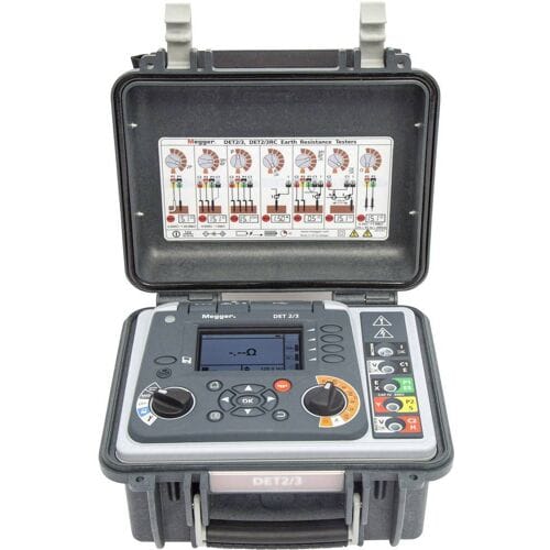 Megger DET2/3 PRO EARTH TESTER, LG1/P2 Aardingsmeter