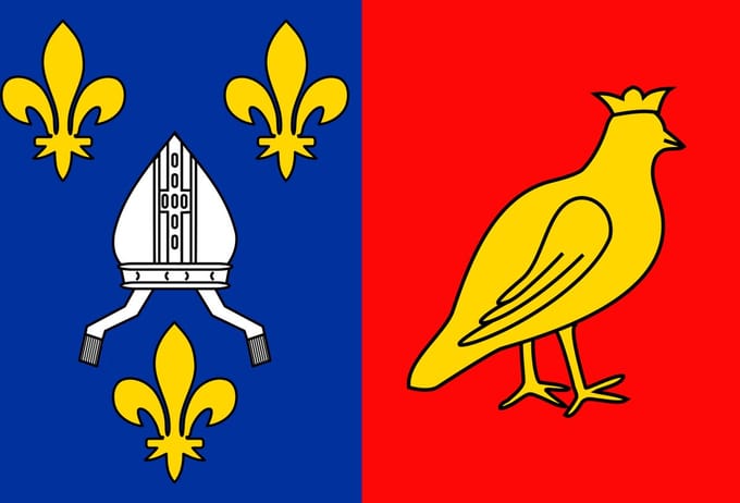 Vlag Charente-Maritime 150x225cm