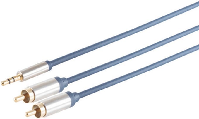 Home Cinema-3,5mm Klinken-St./ 2x RCA St. 3,0m