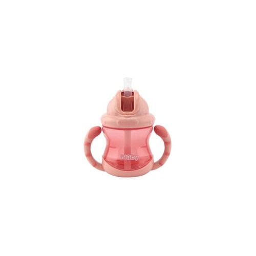Nuby Nûby Flip It antilekbeker met handvat 12M+ Pink dames