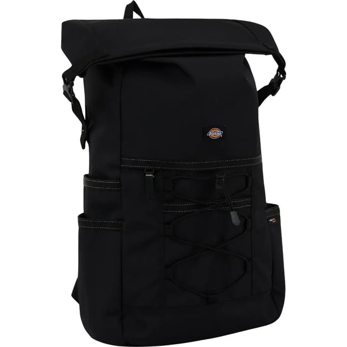 Dickies Ashville Utility Roll Top Rugzak Zwart