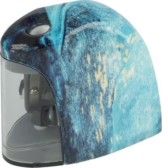 Westcott puntenslijper - Trendsetter blauw - elektrisch - op batterijen - AC-E55060-BL