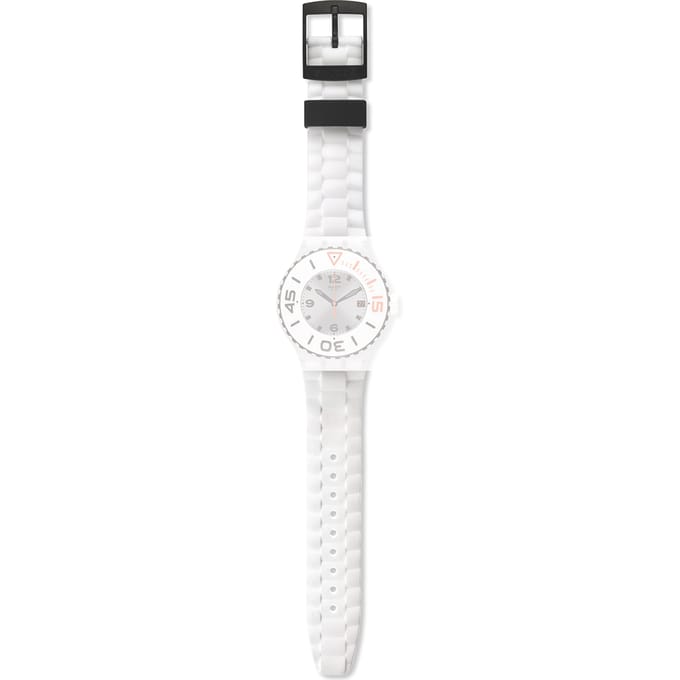 Swatch Plastic - Scuba Libre - SUU ASUUK401 SUUK401 Blanca Horlogeband