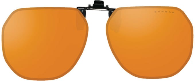 GUNNAR - MOFFETT CLIP ON Gaming Bril - Computerbril - Blauw Licht Bril - Blue Light Glasses 0,0 Sterkte Amber MAX