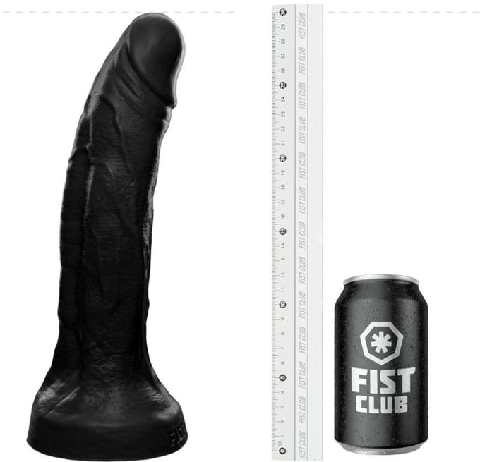 Fist Club - BULK REACTOR - Siliconen Dildo - 30 x 7,4 cm - Zwart