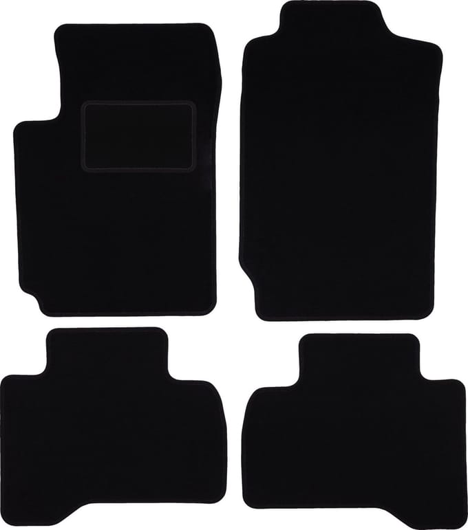 Zwarte veloursmatten voor: Suzuki Grand Vitara II 3-deurs (2005-2014)