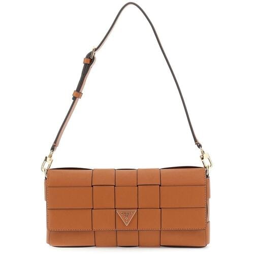 GUESS Schoudertas Maylee Flap Shoulder Bag Caramel Lichtbruin