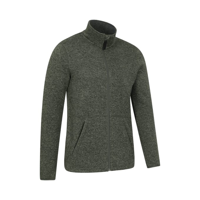 Mountain Warehouse Heren Idris III Full Zip Fleecejack (Groen)