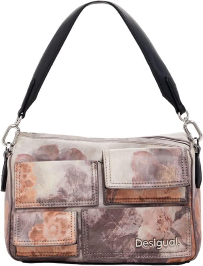 Desigual Handtas Schoudertas Pocket Blossom Phuket Mini Hand Bag Raw Veelkleurig