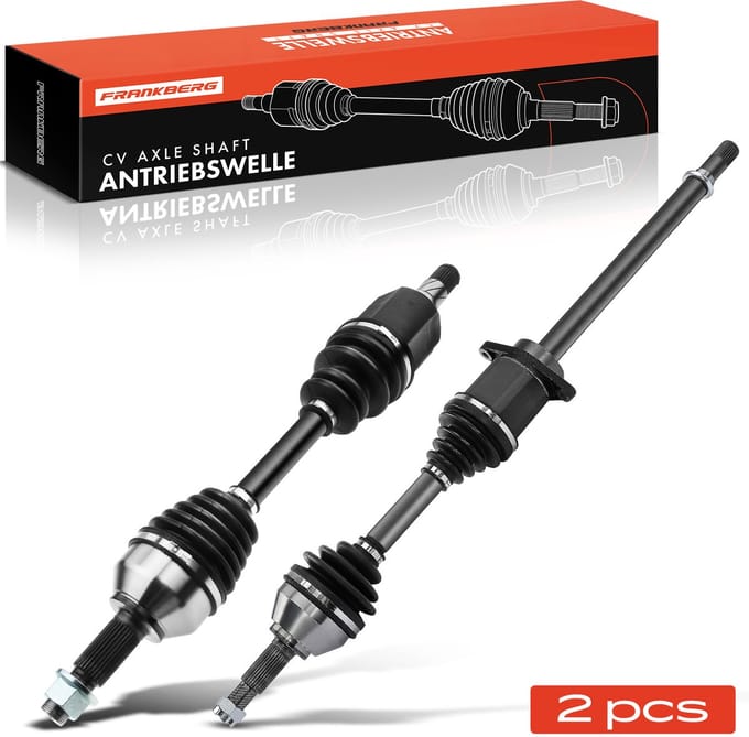 Frankberg 2x Aandrijfas Vooras voor Nissan Trail Renault