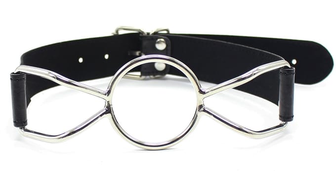 Smart Moves - Ring Gag - Maat L - PU Leer - Zwart