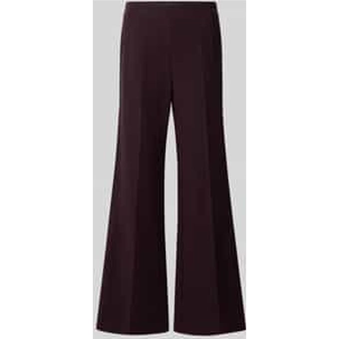 flared fit broek met viscose