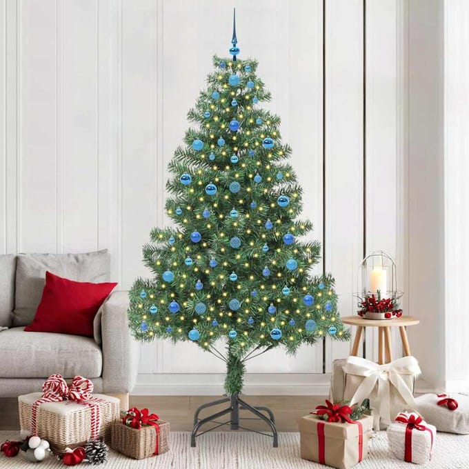 vidaXL - Kerstboom - Groen - 210 - cm - PVC