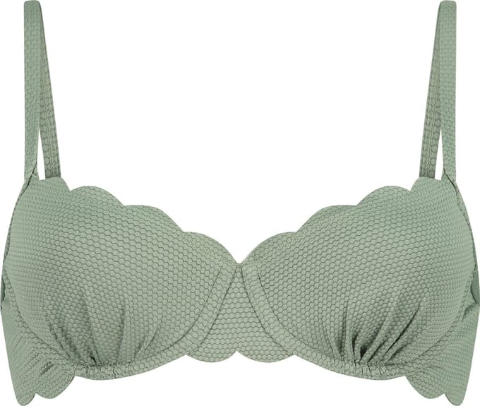 Hunkemoller Scallop padded bikinitopje Dames Bikinitopje - Maat E75