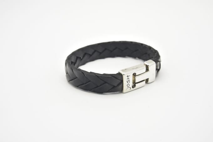 Josh-24353-Armband-Zwart-Heren-21,5cm